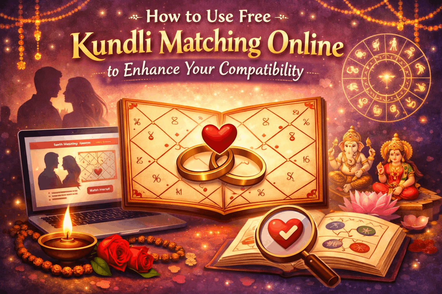 How to Use Free Kundli Matching Online to Enhance Your Compatibility